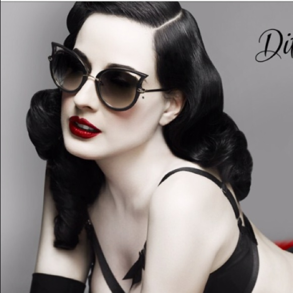 Dita Von Teese inspired sun glasses